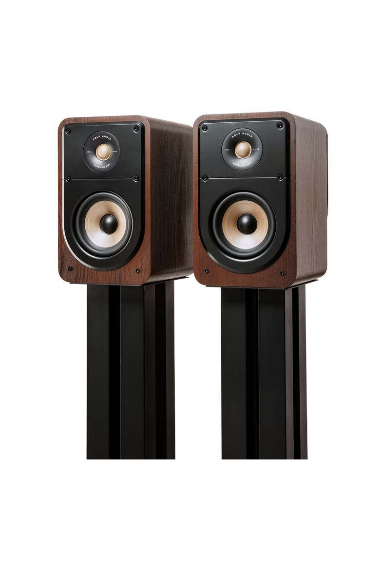 Signature Elite ES15 Compact Bookshelf Speakers - Pair, Alternate, color, Walnut