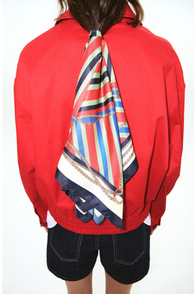 Starring Hailey Bieber Mutis Oversize Jacket, Alternate, color, RED