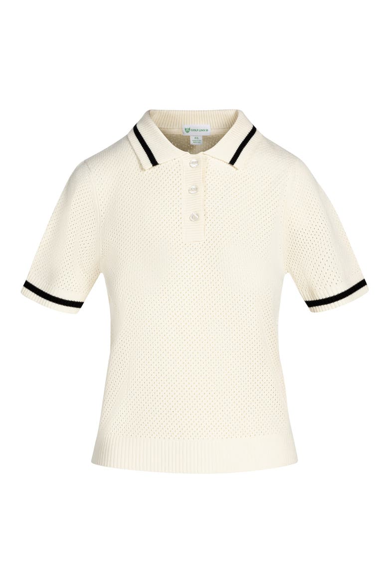 Cloudswing Tipped Polo, Main, color, SILENCE