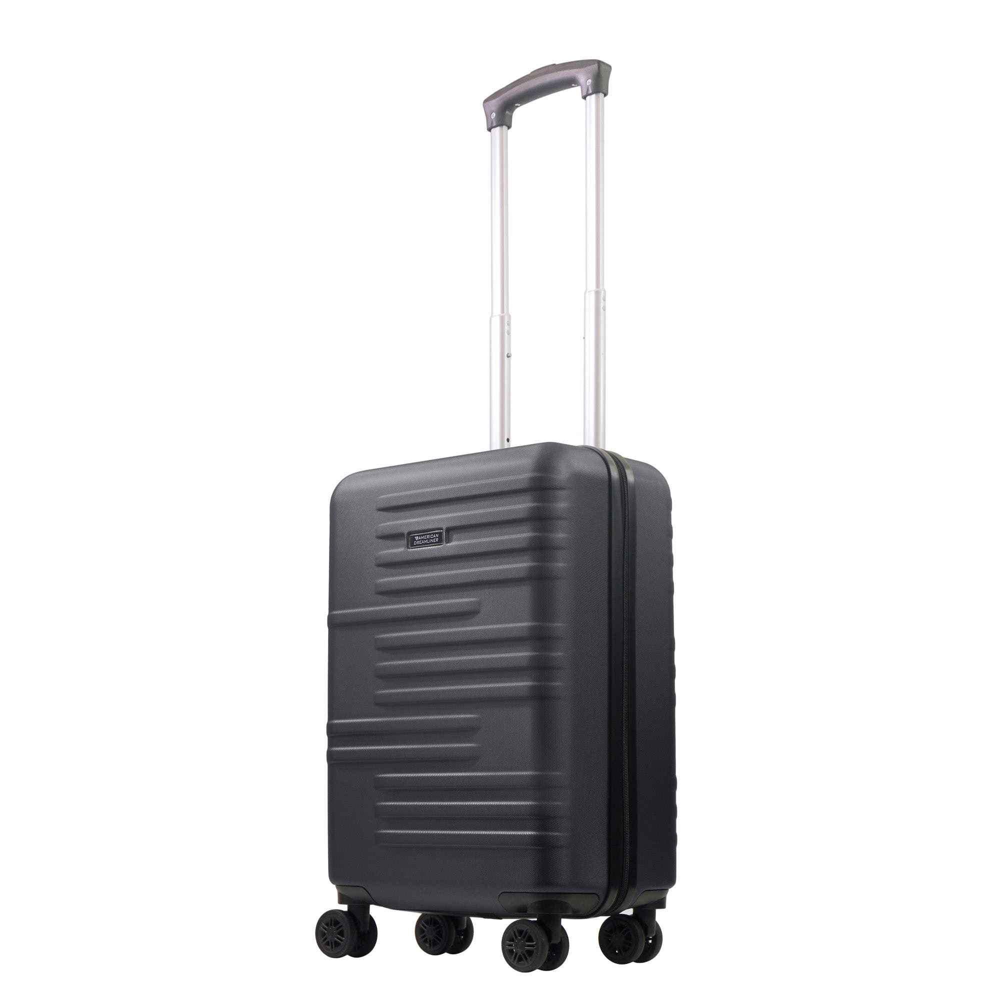 American Dreamliner 22.5" Hardside Carry-On Luggage, Main, color, Black