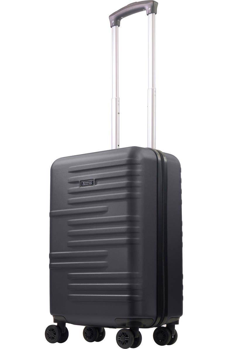 American Dreamliner 22.5" Hardside Carry-On Luggage, Main, color, Black