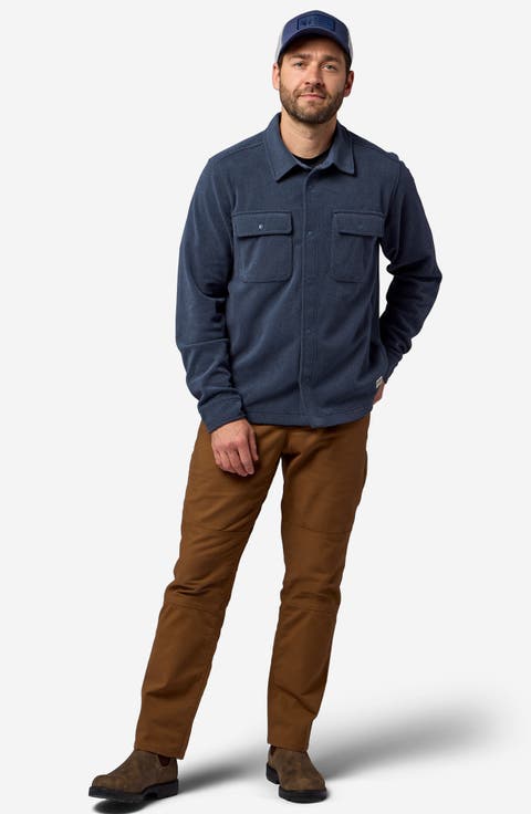 Felton Long Sleeve Fleece Snap-Up Shirt