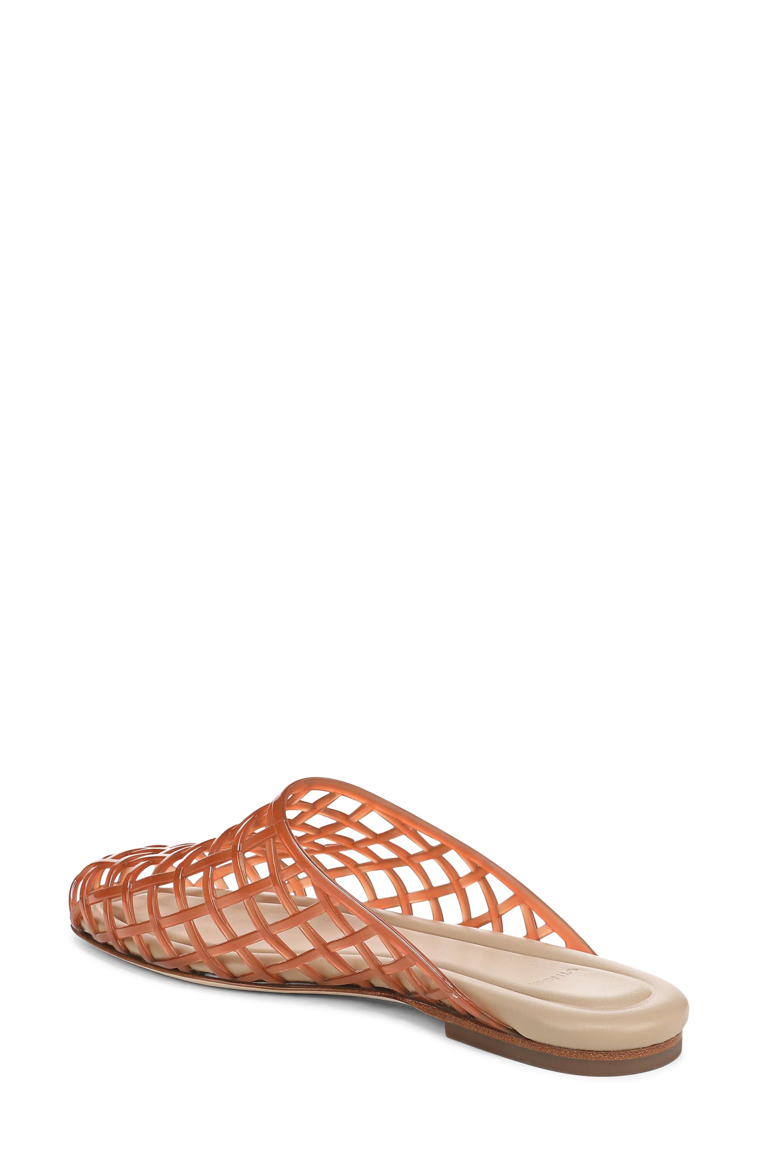 Barcelona Jelly Cage Mule, Alternate, color, DARK AMBER