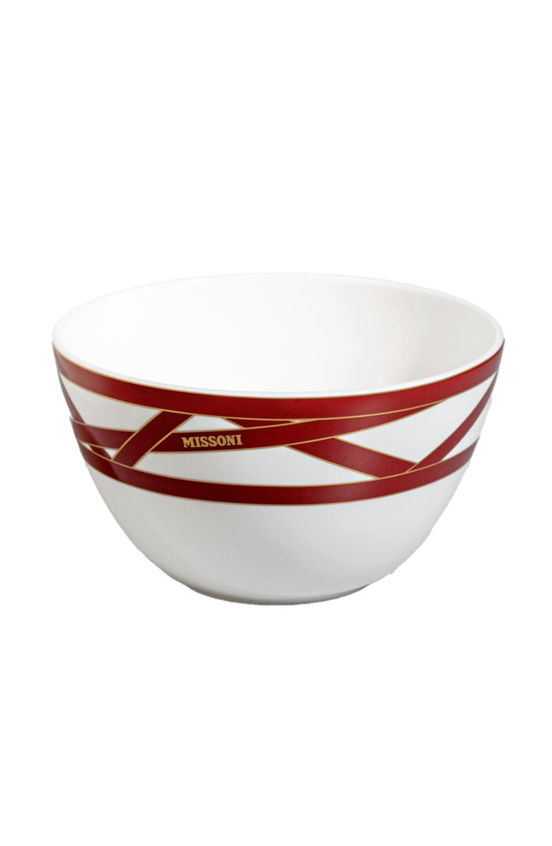 Missoni Rice Bowl 2 Pcs. Set, Main, color, Bordeaux