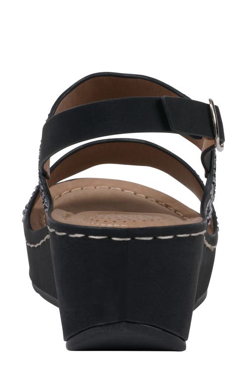 Gc Shoes Alexia Wedge Sandal In Black