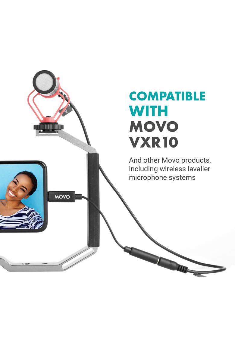 UCMA-2 Female 3.5mm TRRS to USB-C Mic. Adapter, Alternate, color, Black