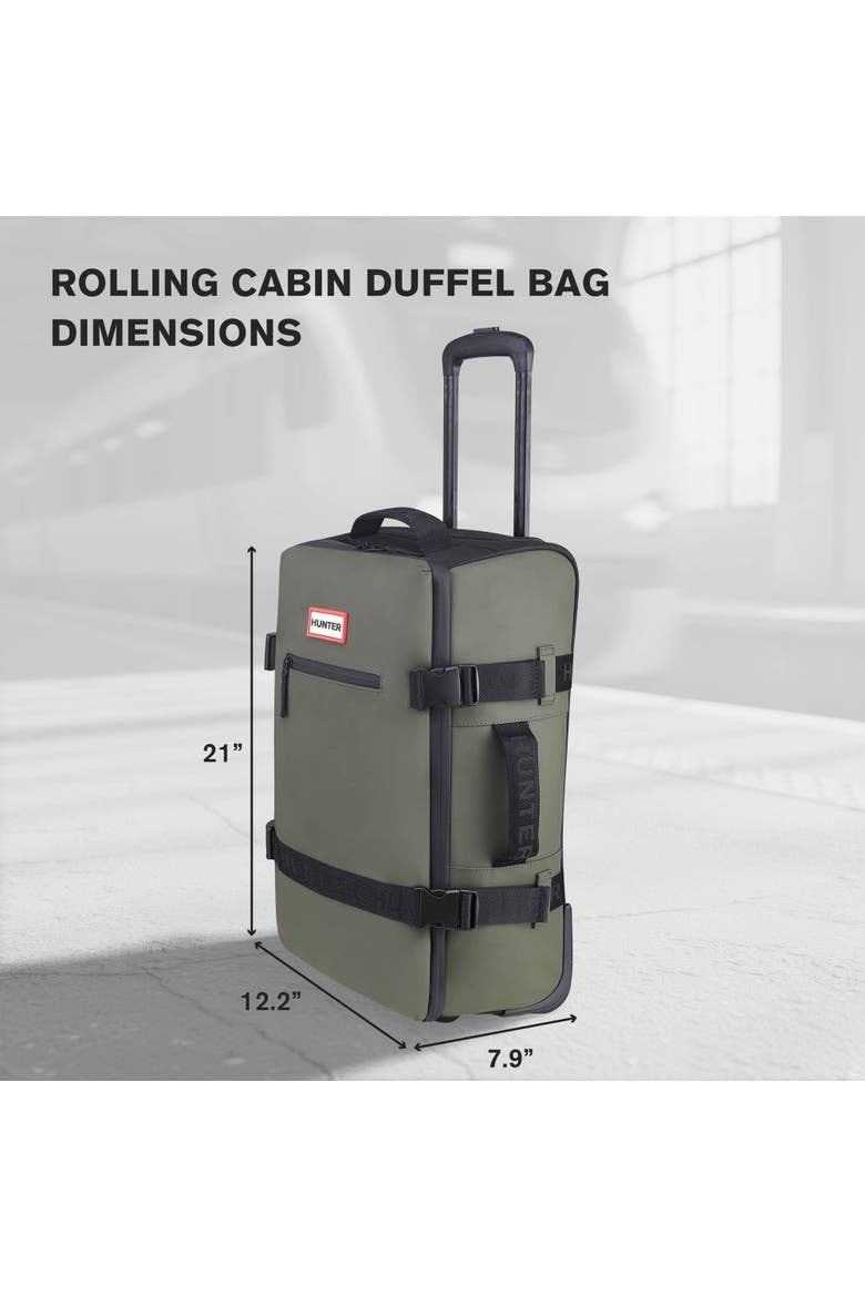 21" Carry On Rolling Duffel, Alternate, color, Green