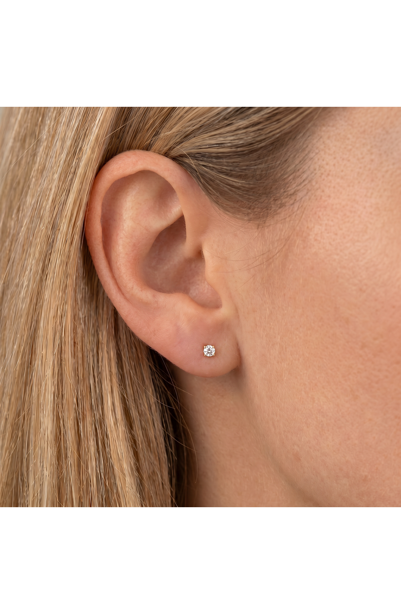 Bliss Diamond 1/4 Ct TW Small Diamond Studs 14k Gold Lab Grown, Alternate, color, 14K White Gold