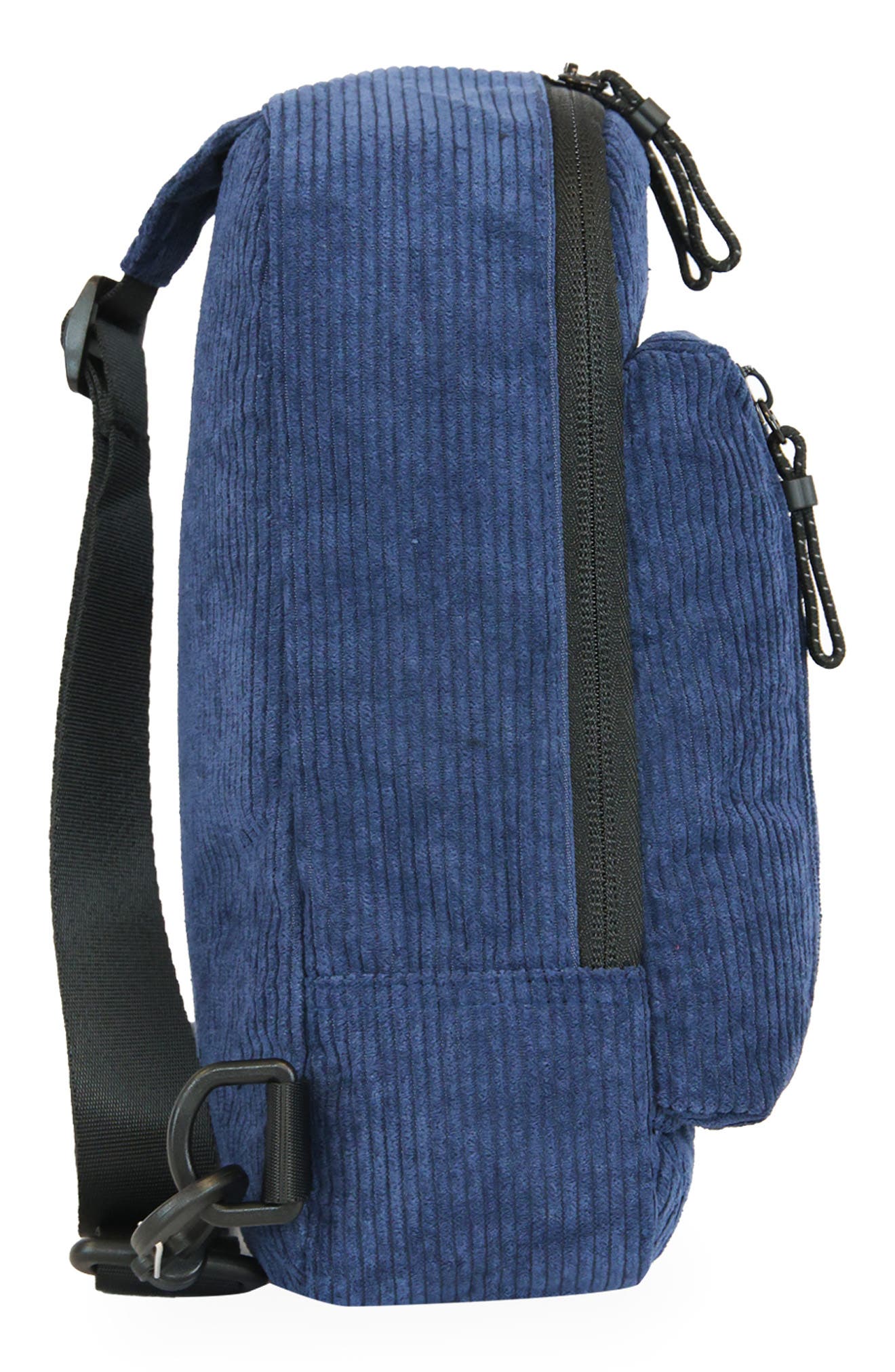 Original Penguin Corduroy Sling Bag, Alternate, color, Blue Wing Teal