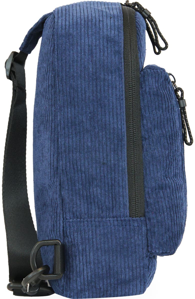 Original Penguin Corduroy Sling Bag, Alternate, color, Blue Wing Teal