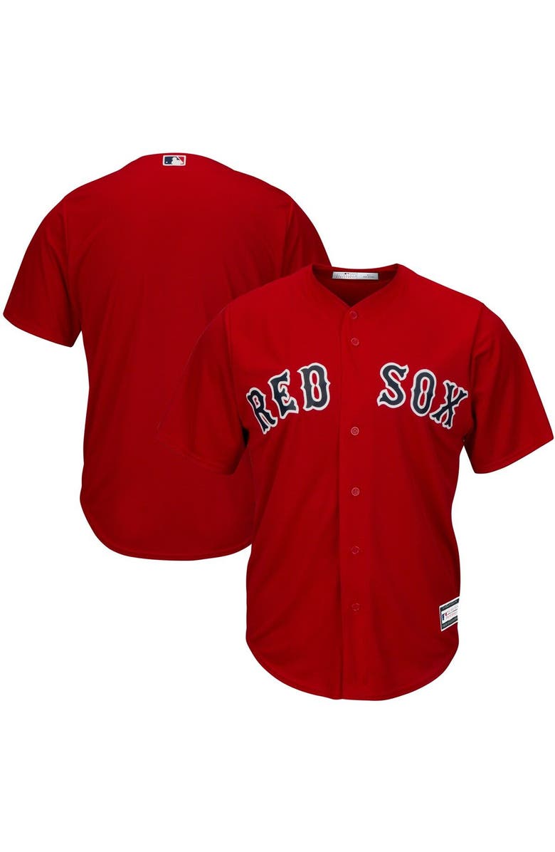 PROFILE Men's Red Boston Red Sox Big & Tall Replica Team Jersey, Main, color, 
