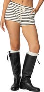 EDIKTED Jordyn Stripe Drawstring Shorts