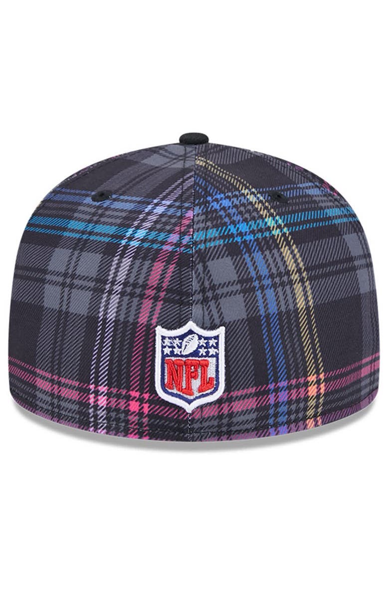 New Era Men's New Era Black Jacksonville Jaguars 2024 NFL Crucial Catch Plaid 59FIFTY Fitted Hat, Alternate, color, Black