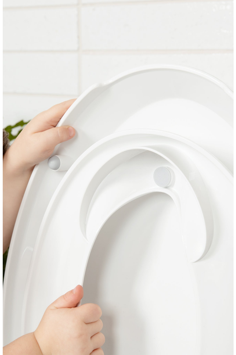 Quick Flip Toilet Seat, Alternate, color, Round