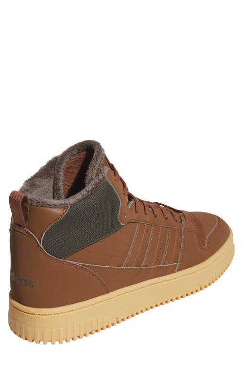 Adidas Originals Adidas Break Start Winterized Basketball Sneaker In Brown