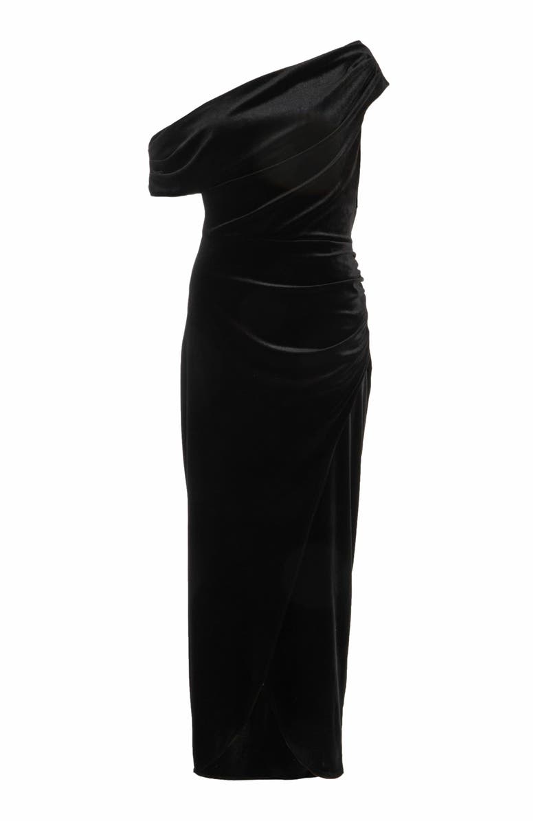QUIZ Velvet Asymmetric Maxi, Alternate, color, 