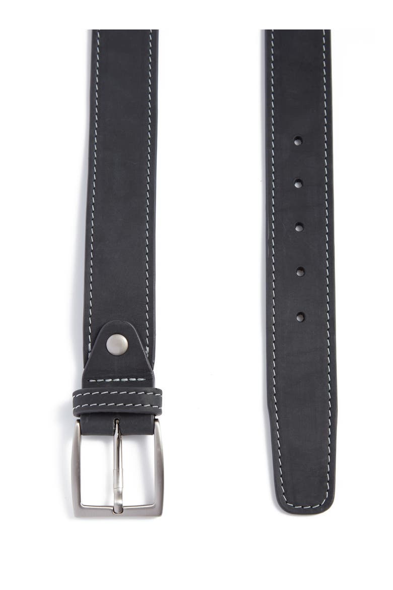 Roman Leather Belt, Alternate, color, Peppercorn
