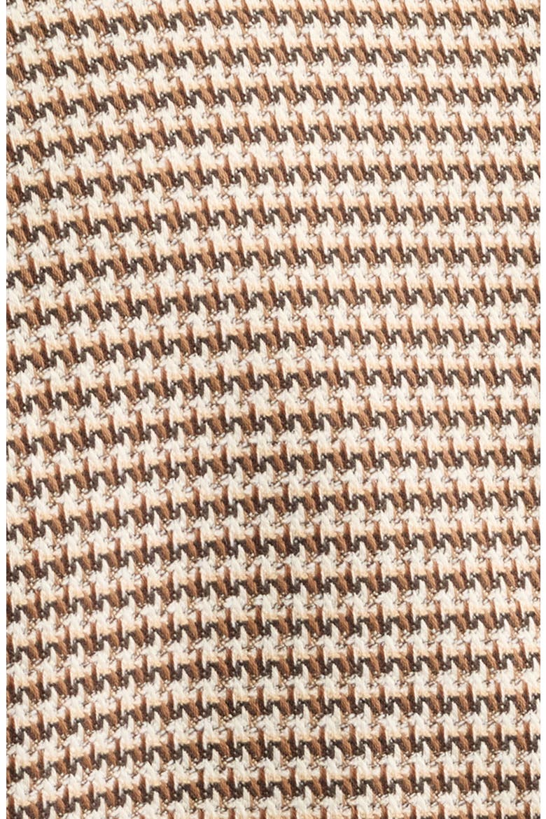 Houndstooth Five-Button Vest, Alternate, color, NATURAL CLAY MULTI
