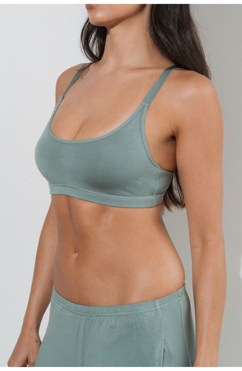 Vitality Vital Scoop Bralette, Alternate, color, Thyme