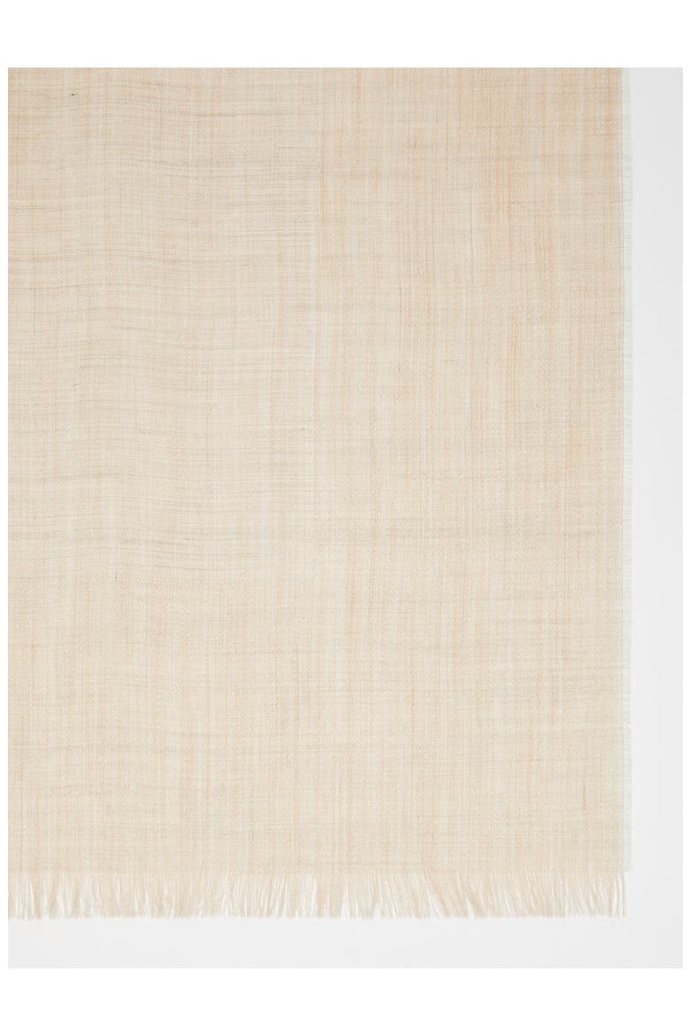 Gavino Alpaca & Silk Scarf, Alternate, color, ALBINO