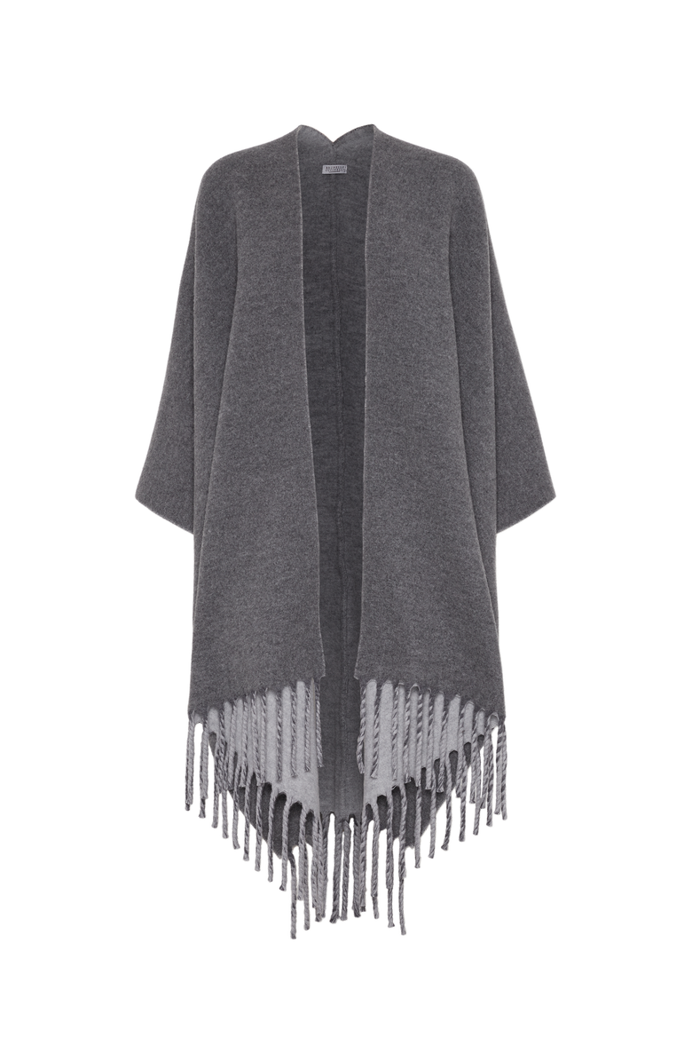 Brunello Cucinelli Double knit poncho, Main, color, 