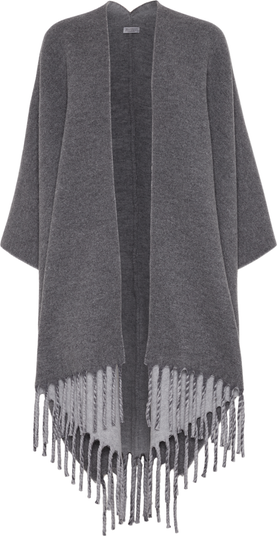 スカーフ BRUNELLO CUCINELLI Double knit wool and cashmere poncho with Brunello Cucinelli Double Knit Wool And Cashmere Poncho