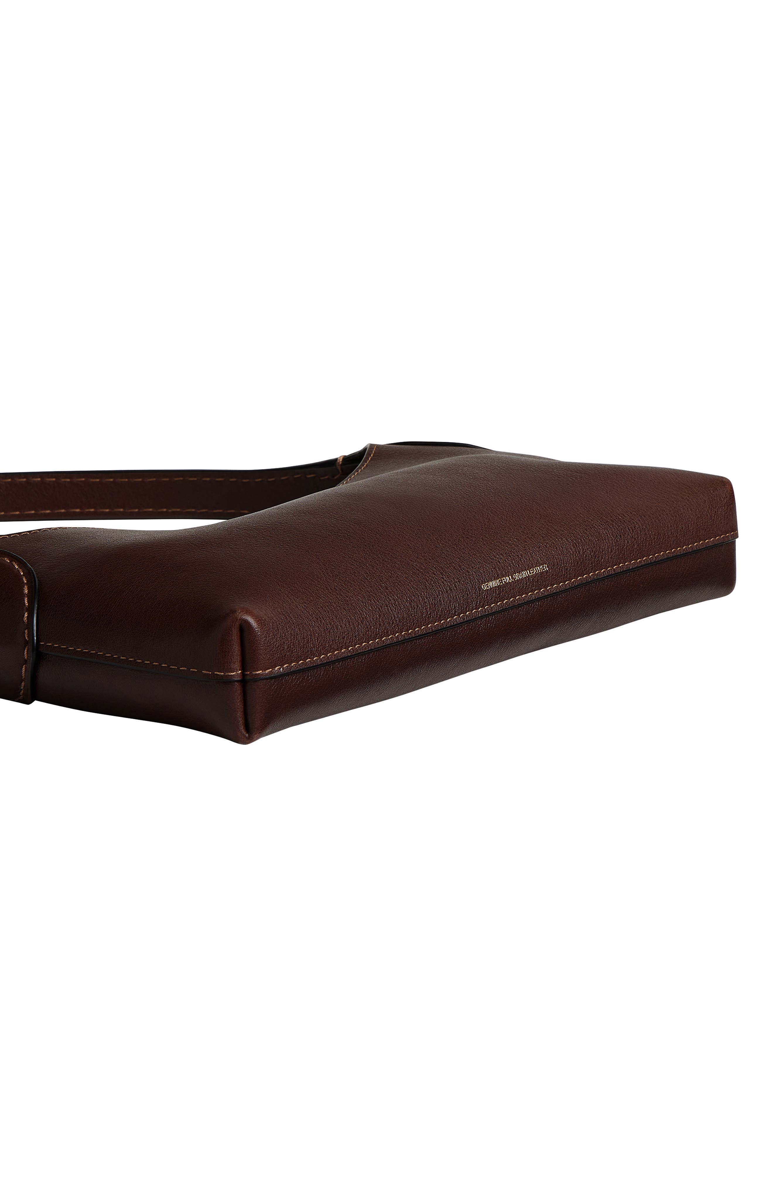 Brooklyn Leather Shoulder Bag, Alternate, color, B4/ MAPLE