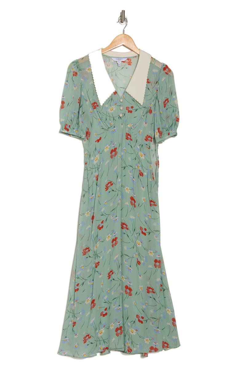 LK Bennett Beecham A-Line Dress, Alternate, color, Green Mint