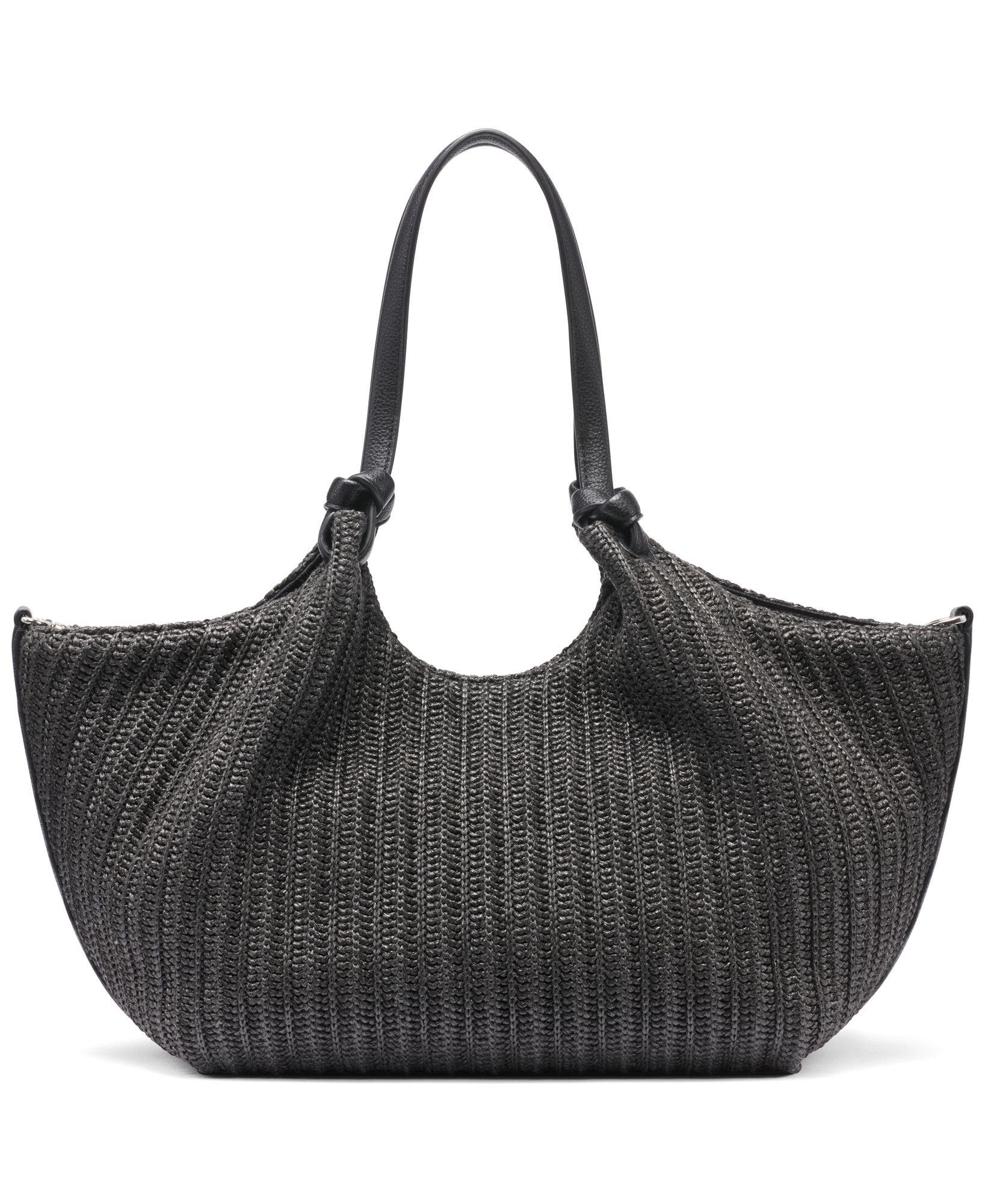Paula Medium Tote, Alternate, color, Black/Silver