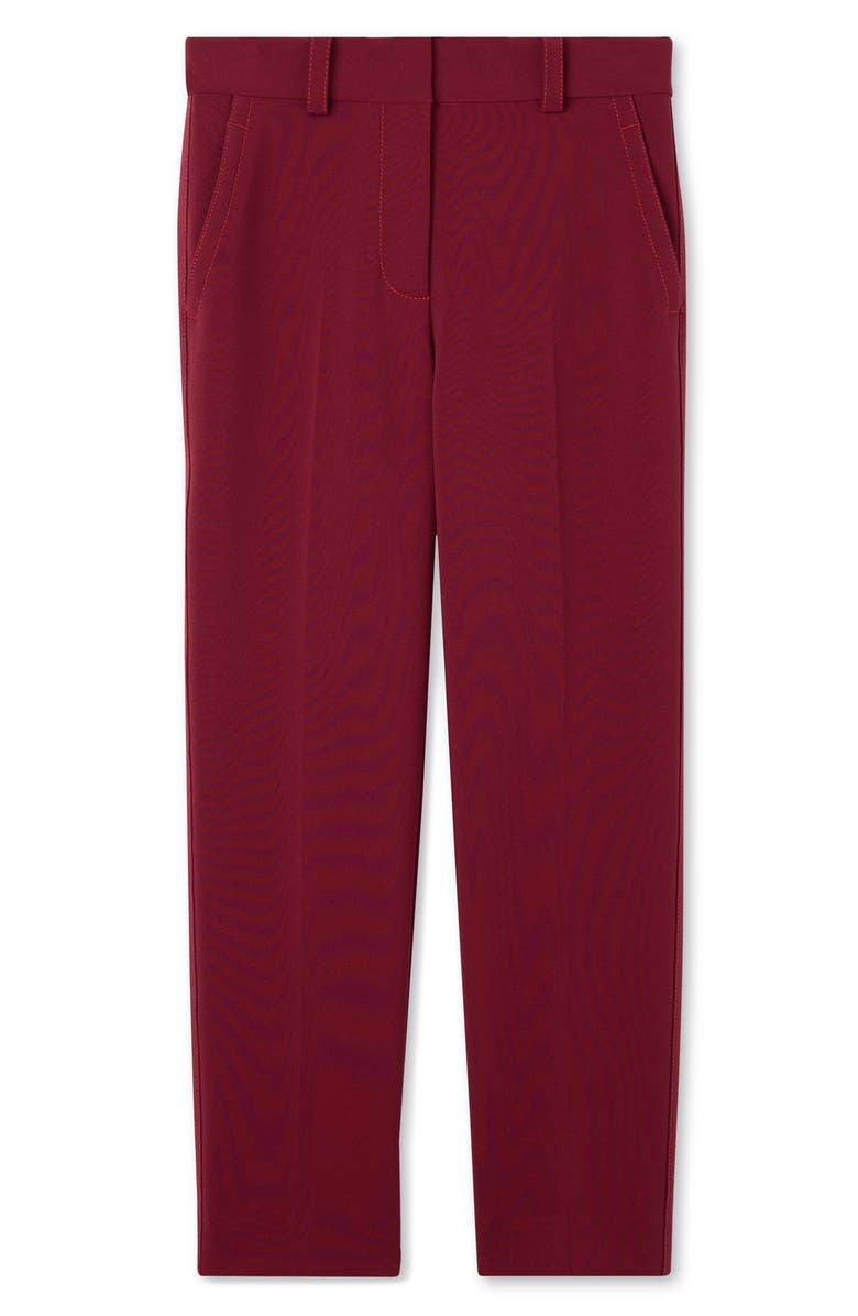 St. John Collection Stretch Cady Ankle Slim Pants, Alternate, color, 