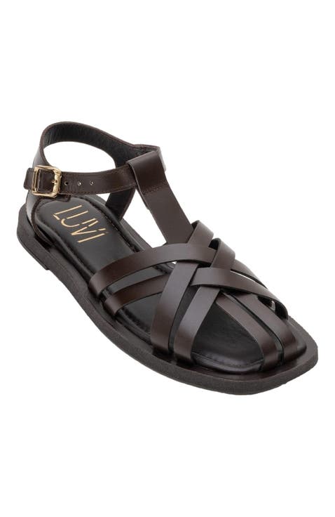 Andres Leather Sandal (Women)