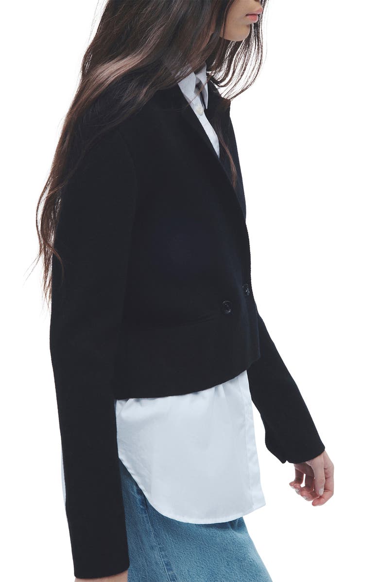 rag & bone Joy Merino Wool Blend Blazer, Alternate, color, 