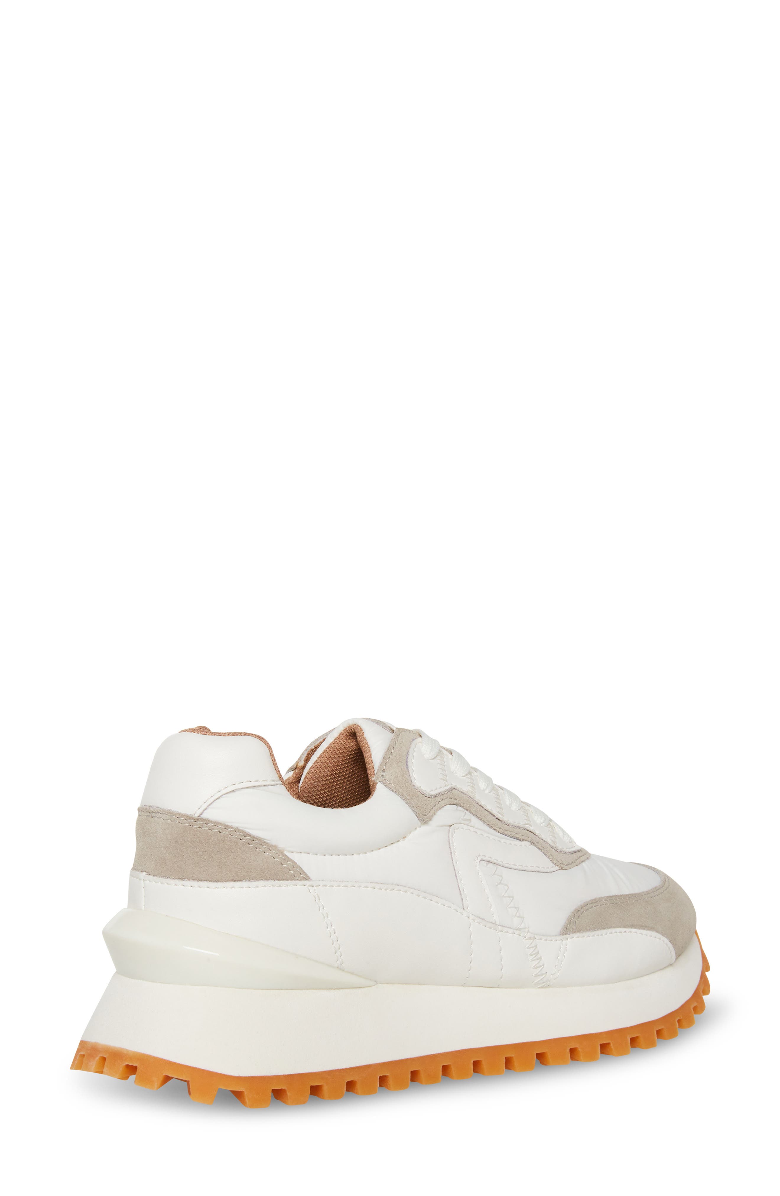 Blondo Lois Retro Waterproof Running Sneaker, Alternate, color, White Multi