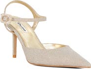 Dune London Channel Ankle Strap Pointed Toe Pump