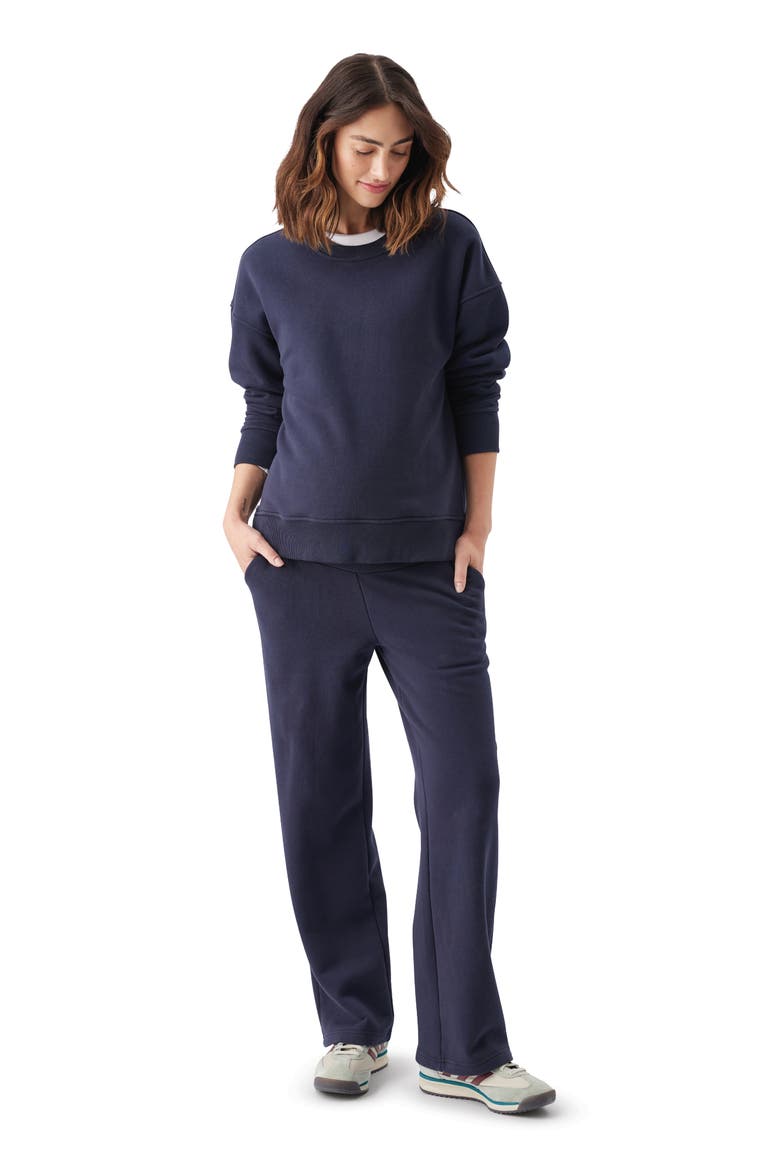 Relax Nursing Sweat Sage, Alternate, color, Navy