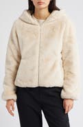 Save The Duck Laila Faux Fur Reversible Water Repellent Puffer Jacket