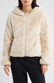 Save The Duck Laila Faux Fur Reversible Water Repellent Puffer Jacket