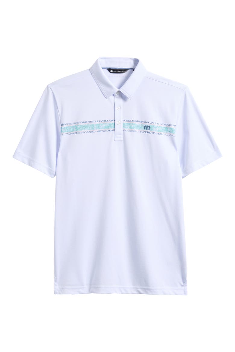All Day Drift Chest Stripe Polo, Alternate, color, WHITE