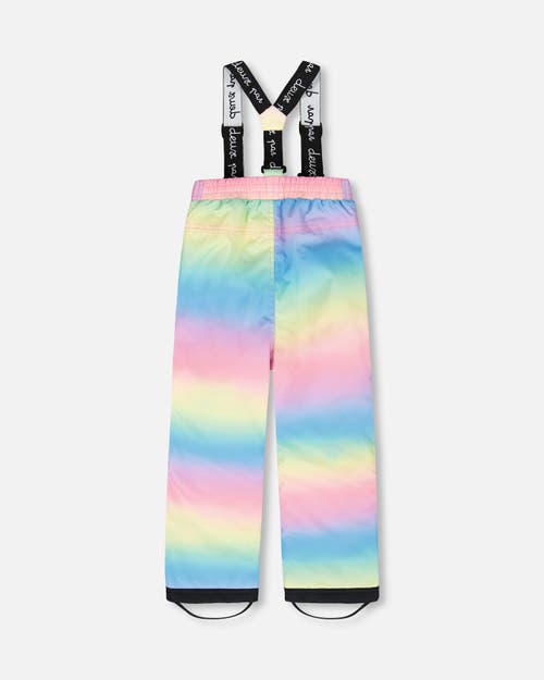 Deux Par Deux Girl Two-piece Chill Outerwear Set With Light Insulation In Multi