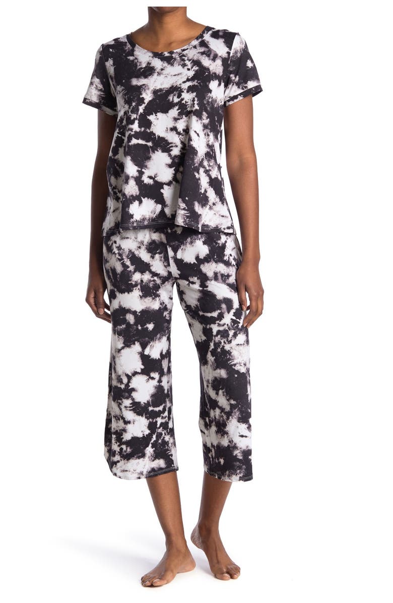 Kensie Top & Capri 2-Piece Pajama Set, Main, color, 