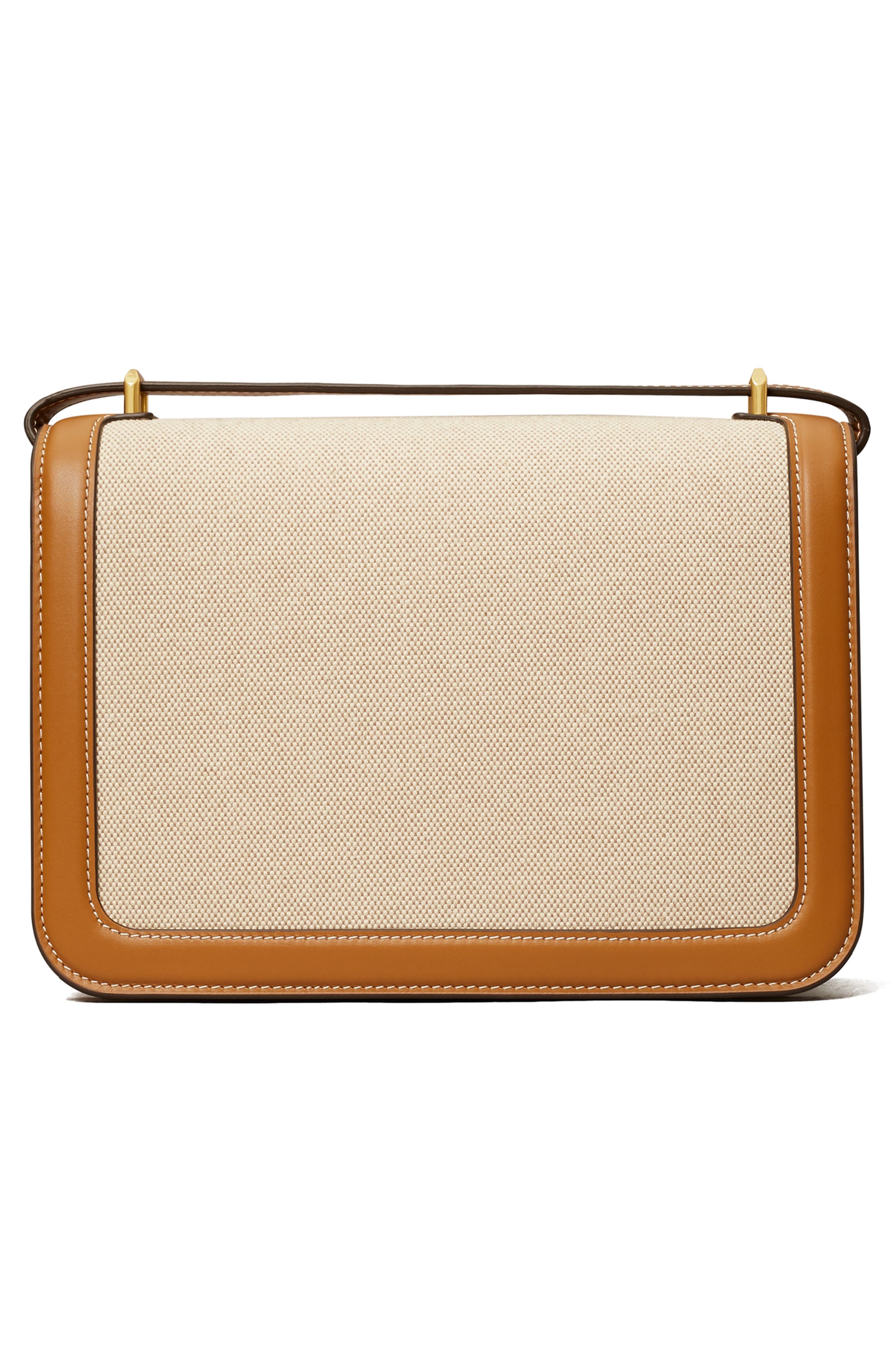 Tory Burch Eleanor Canvas Shoulder Bag, Alternate, color, 