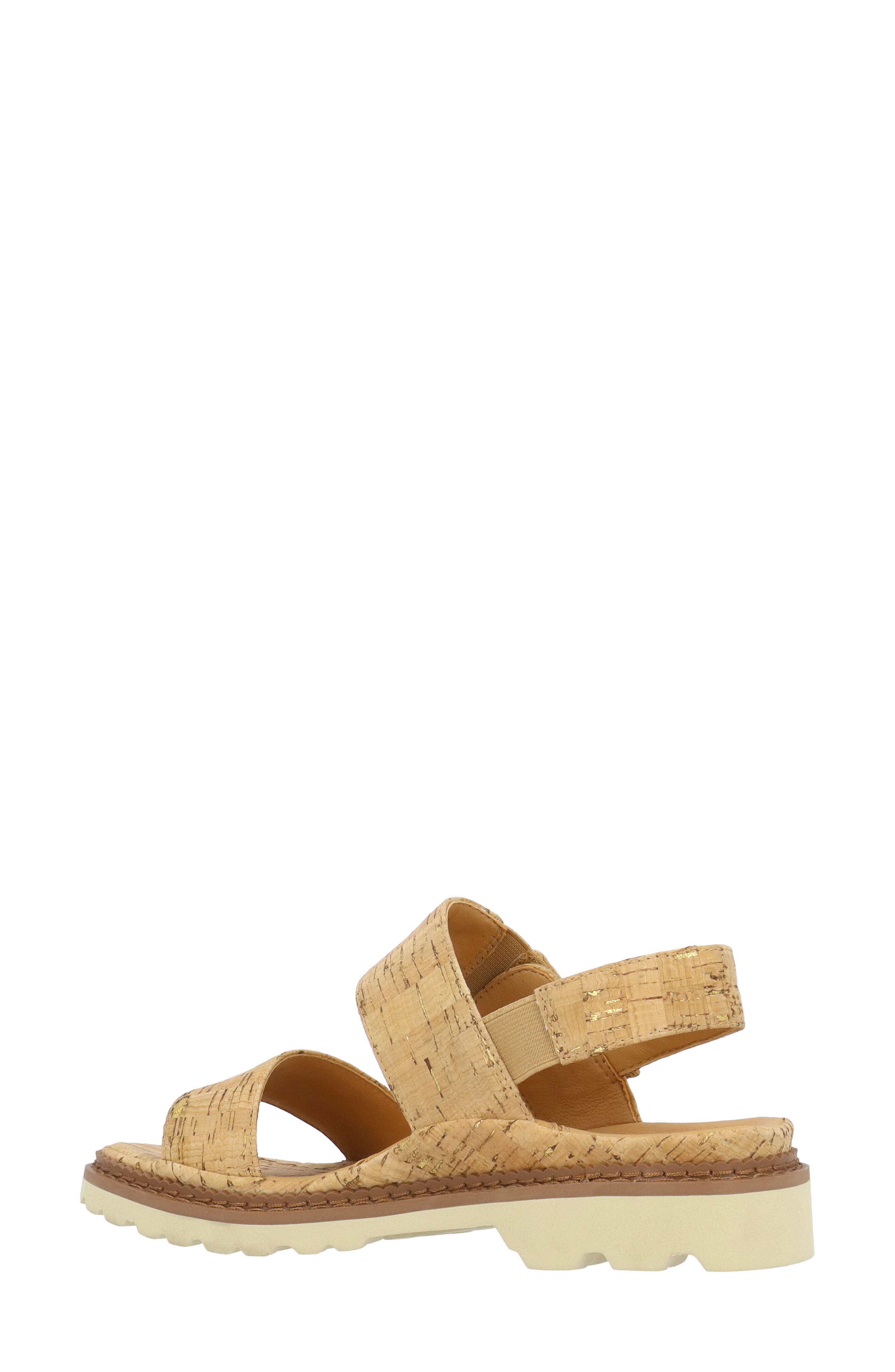 L'Amour des Pieds Delphina Sandal, Alternate, color, Natural/ Gold