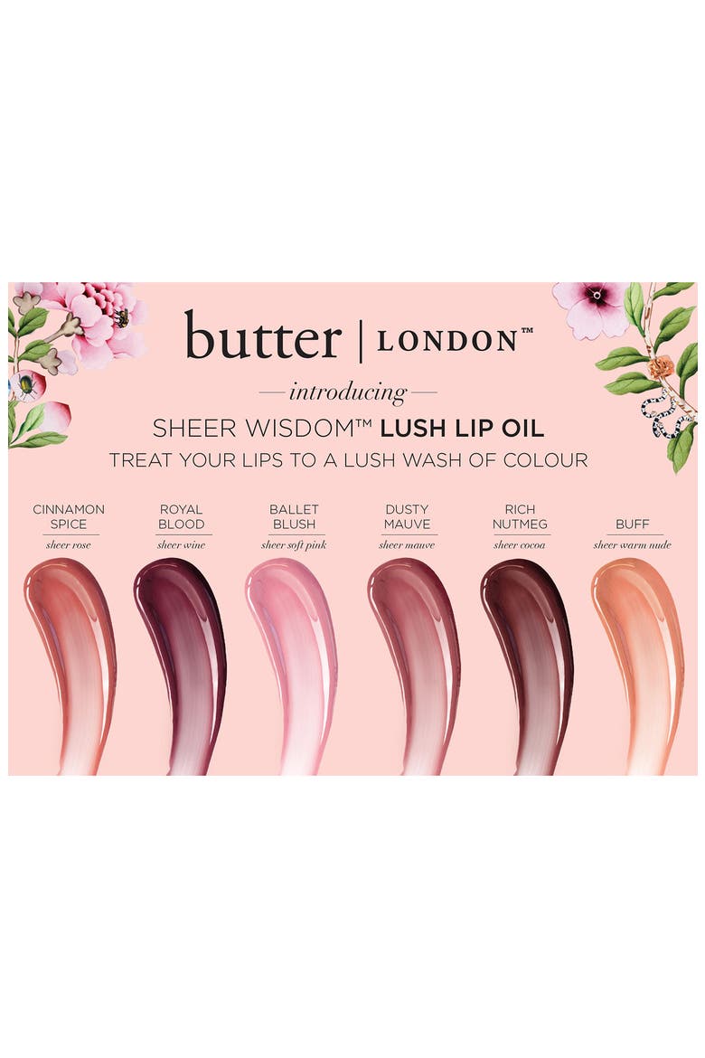 Sheer Wisdom Lip Oil, Alternate, color, ROYAL BLOOD
