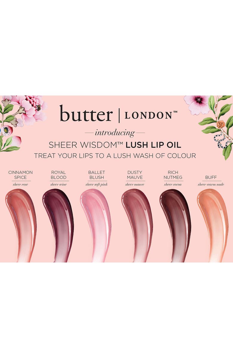 butter LONDON Sheer Wisdom Lip Oil, Alternate, color,