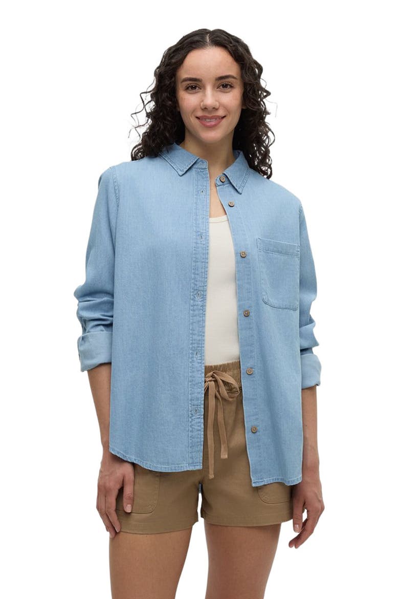 Denim Sloan Shirt, Alternate, color, Light Wash