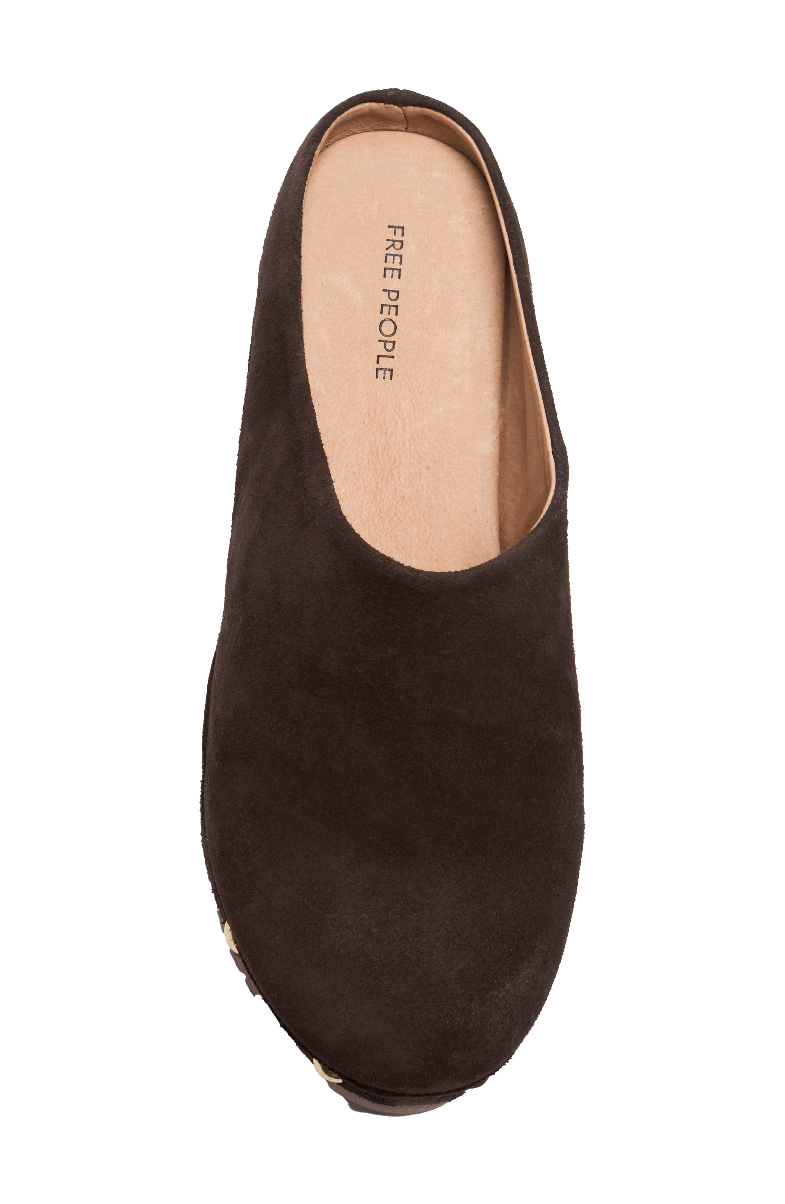 Calli Platform Clog, Alternate, color, WEATHERED MINK SUEDE