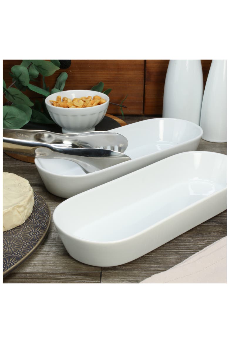 Oslo Oblong Baking Dish, Alternate, color, WHITE
