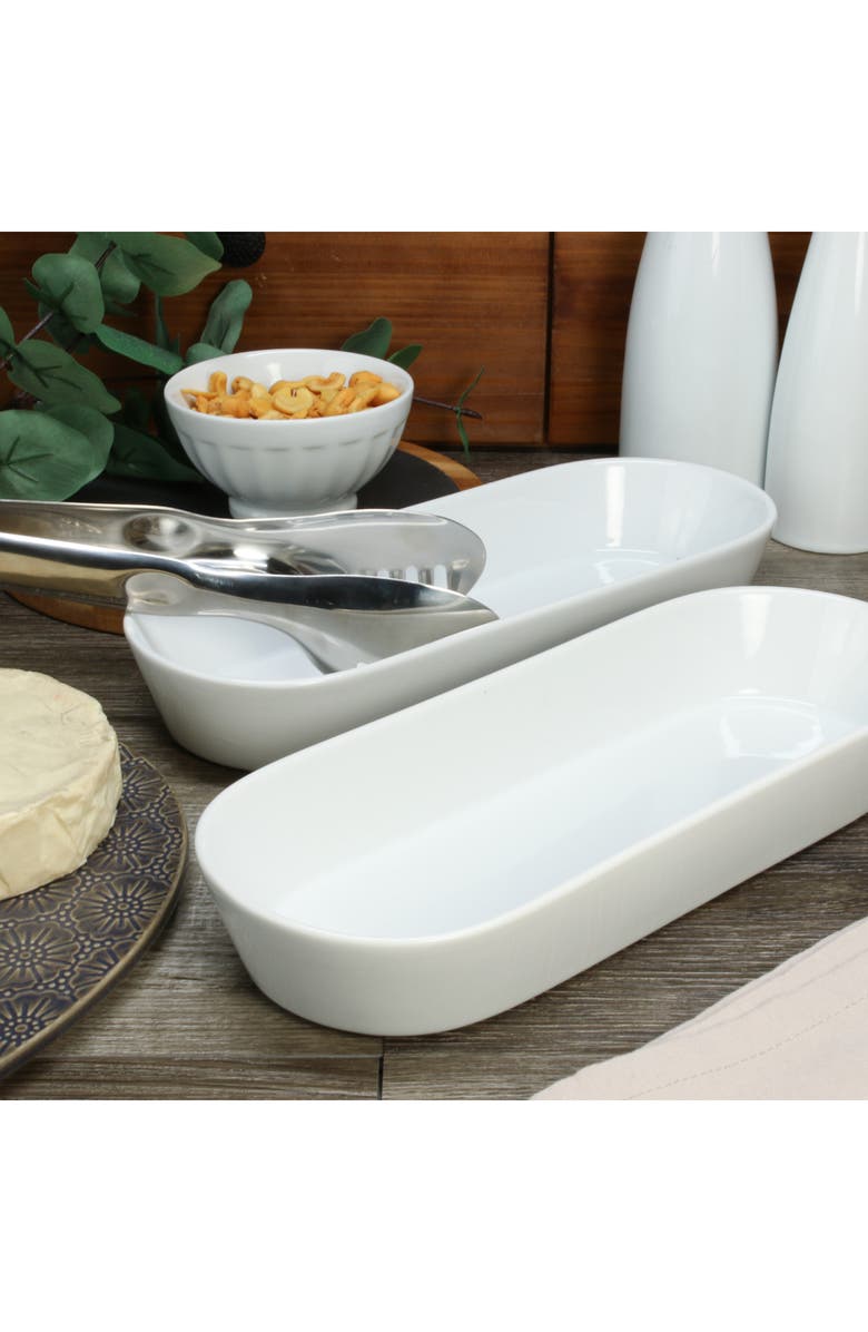 BIA Cordon Bleu Oslo Oblong Baking Dish, Alternate, color, White