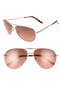 Chance 61mm Mirrored Aviator Sunglasses
