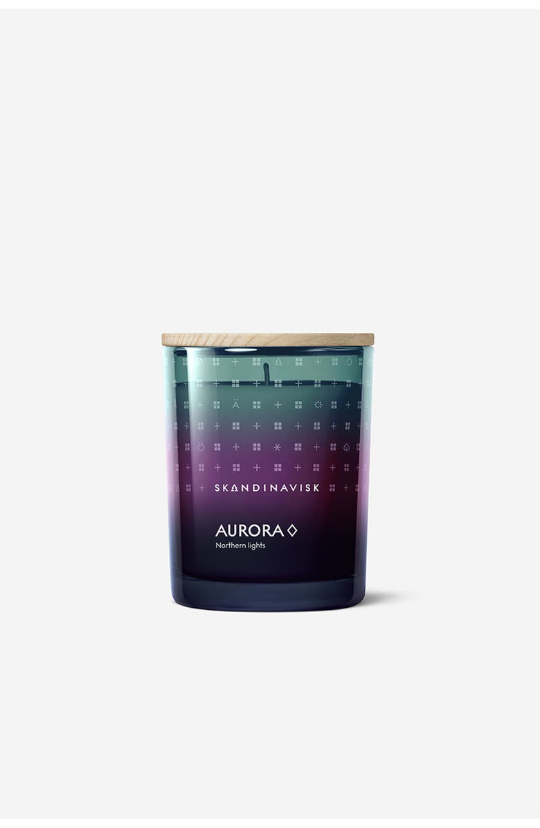 SKANDINAVISK AURORA Scented Candle 200g, Alternate, color, Aurora Blue Sky